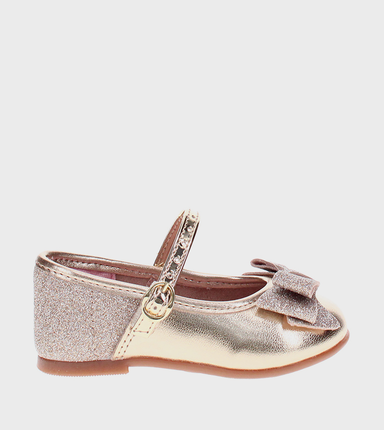 QAENN Bow Detail Ballerinas