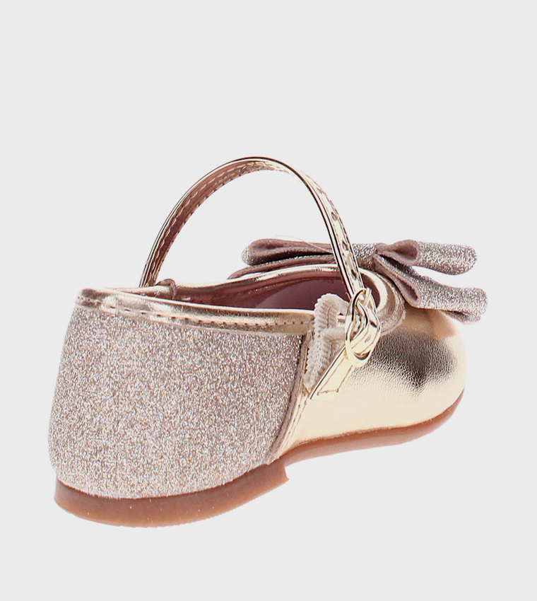 QAENN Bow Detail Ballerinas