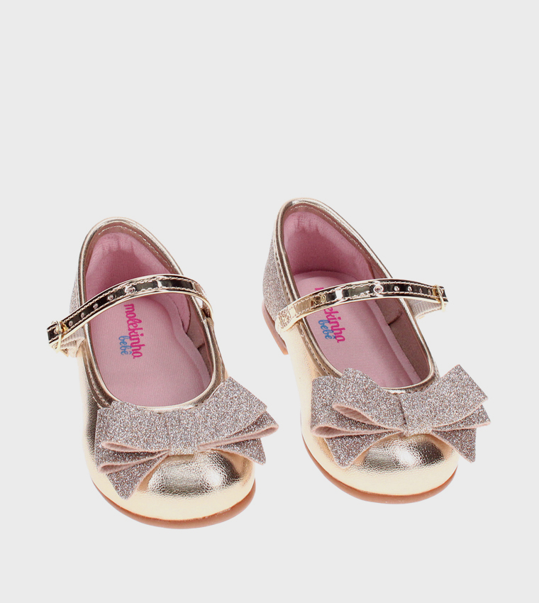 QAENN Bow Detail Ballerinas