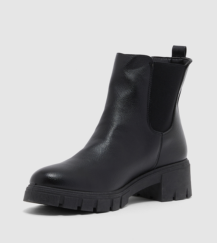 Chunky Track Chelsea Boots