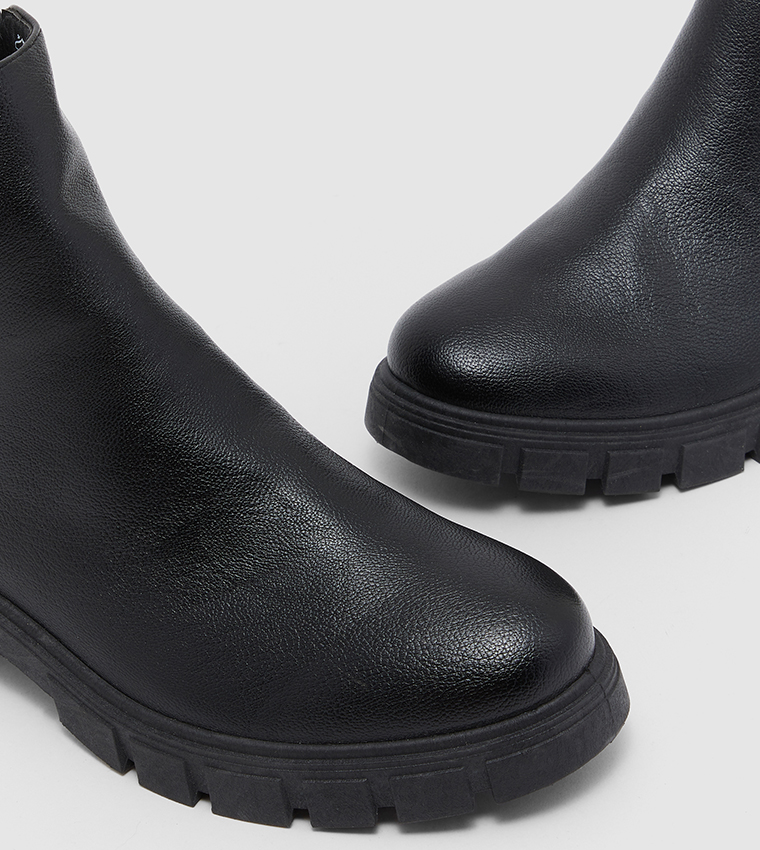 Chunky Track Chelsea Boots