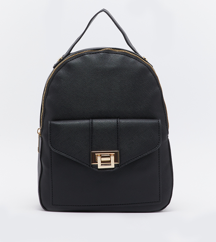 Faux Leather Backpack 6