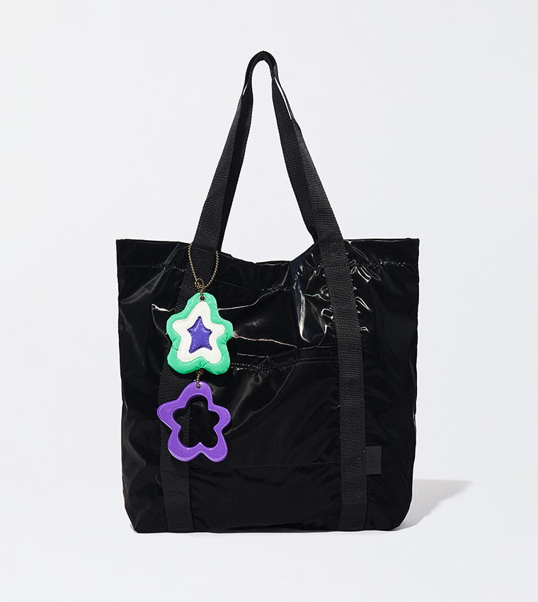 Buy Parfois Tote Bag With Pendant In Black 6thStreet UAE