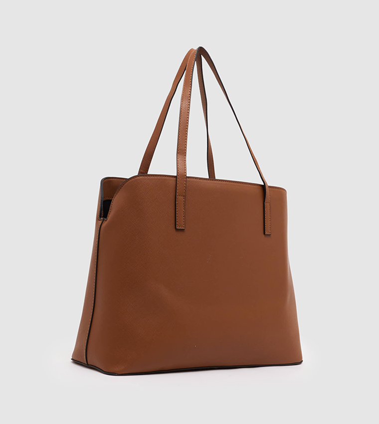 Natural leather tote online