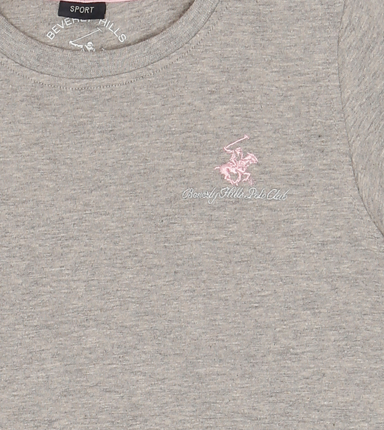 Core Short Sleeve Crew Neck Grey