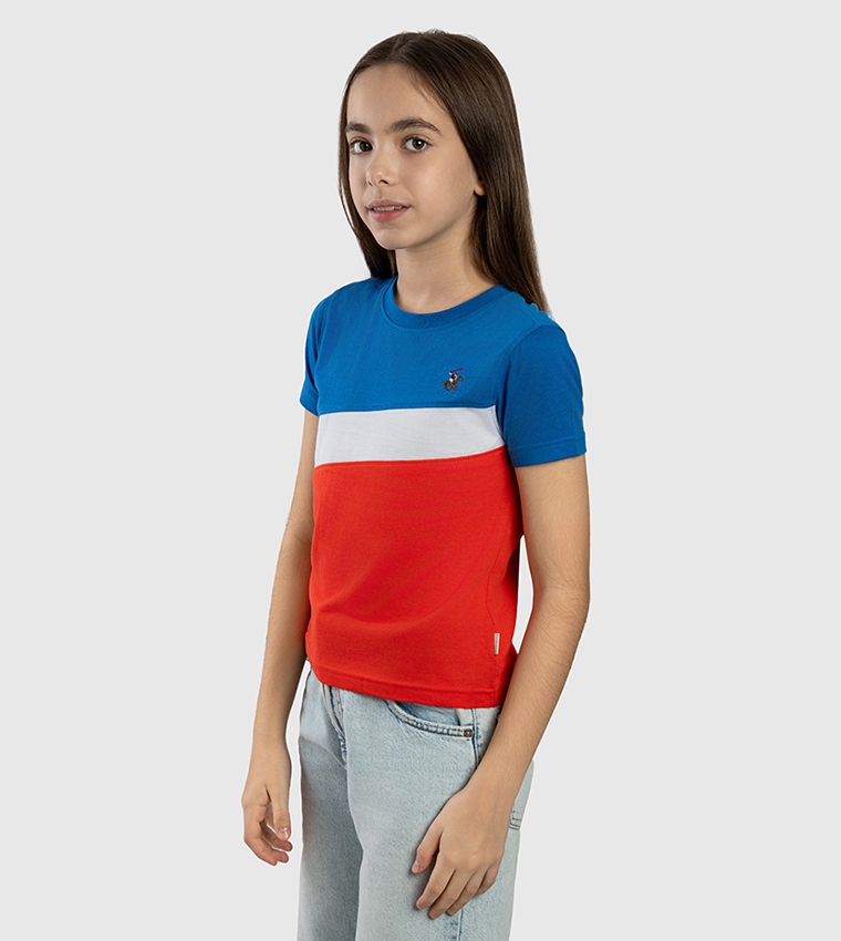 Color Block Crew Neck T-Shirt