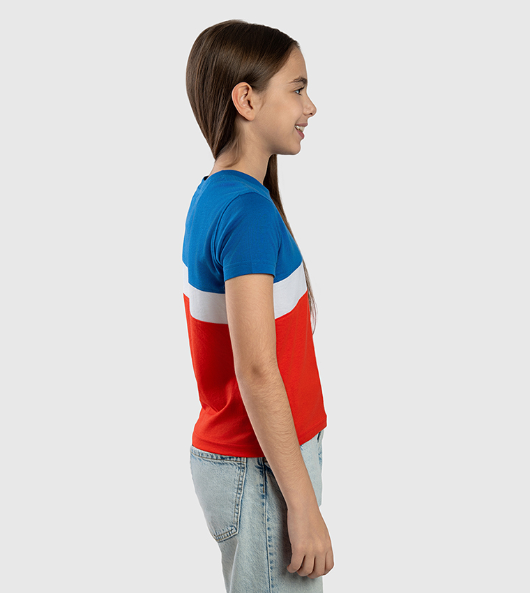 Color Block Crew Neck T-Shirt