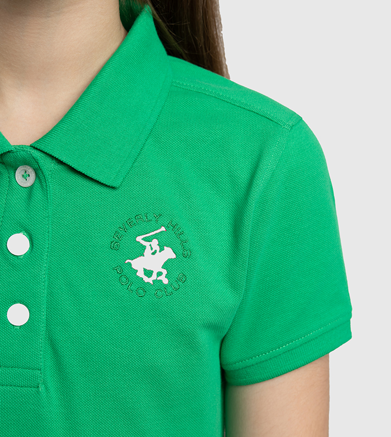 Logo Embroidered Short Sleeves T-Shirt Dress