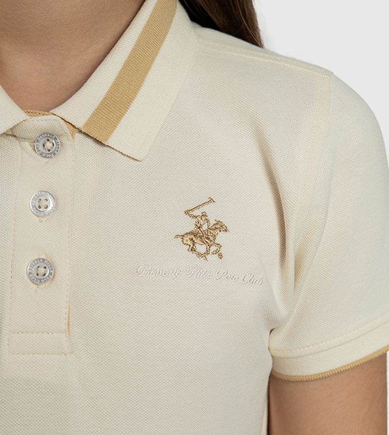 Logo Embroidered Polo Dress