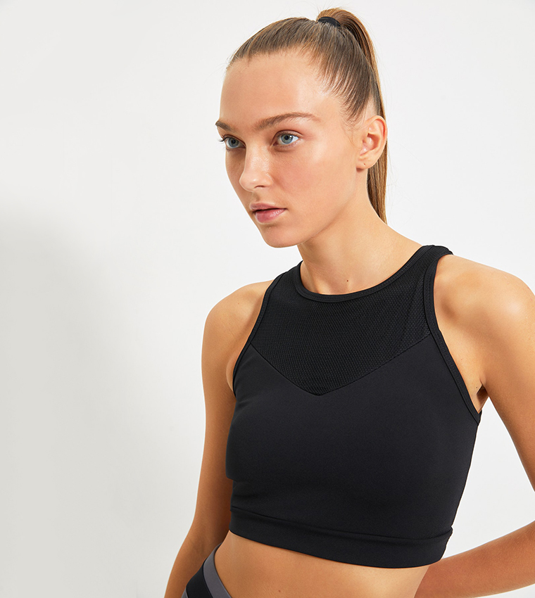 Basic Sports Bra in Black