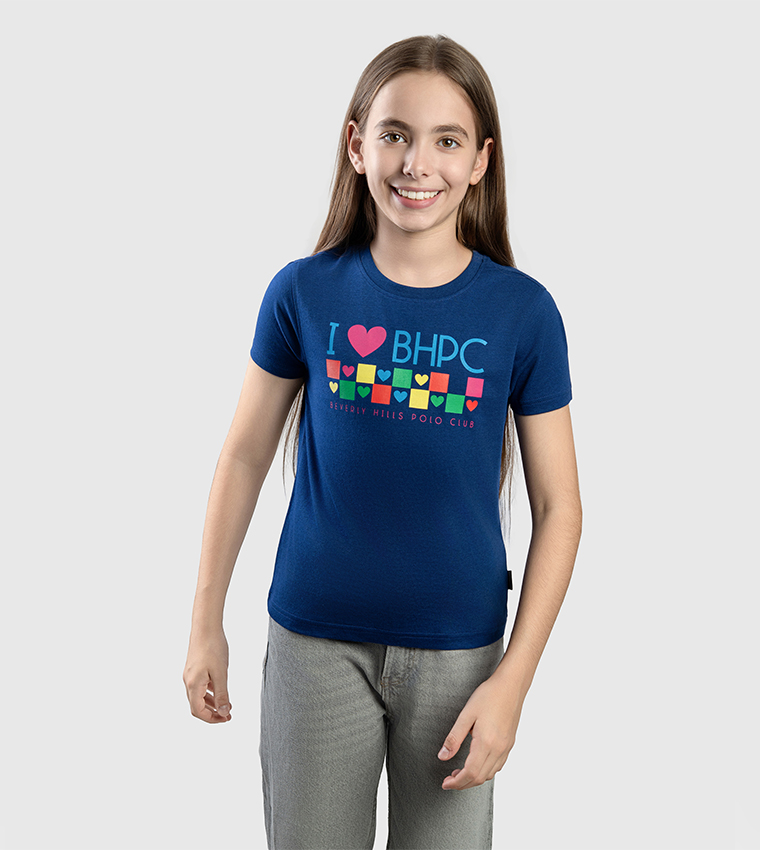 Printed Crew Neck T-Shirt