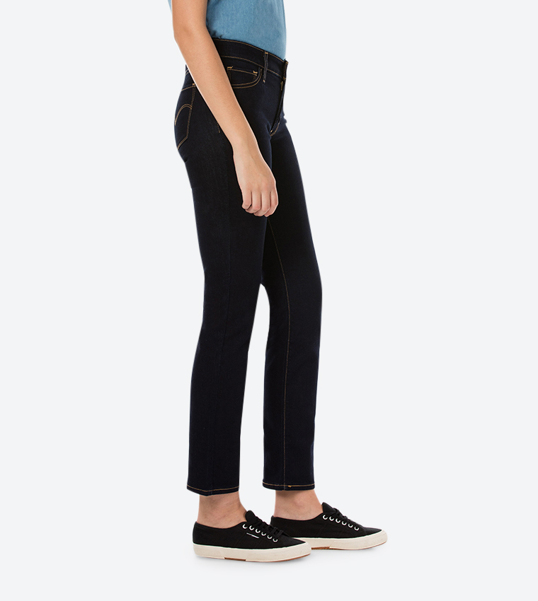 Buy Levi's 714 Straight Fit Jeans Blue In Blue | 6thStreet Qatar