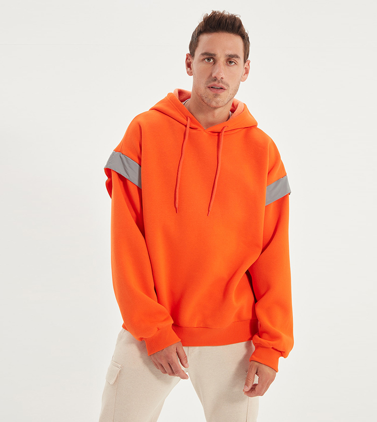 Orange sweatshirt clearance