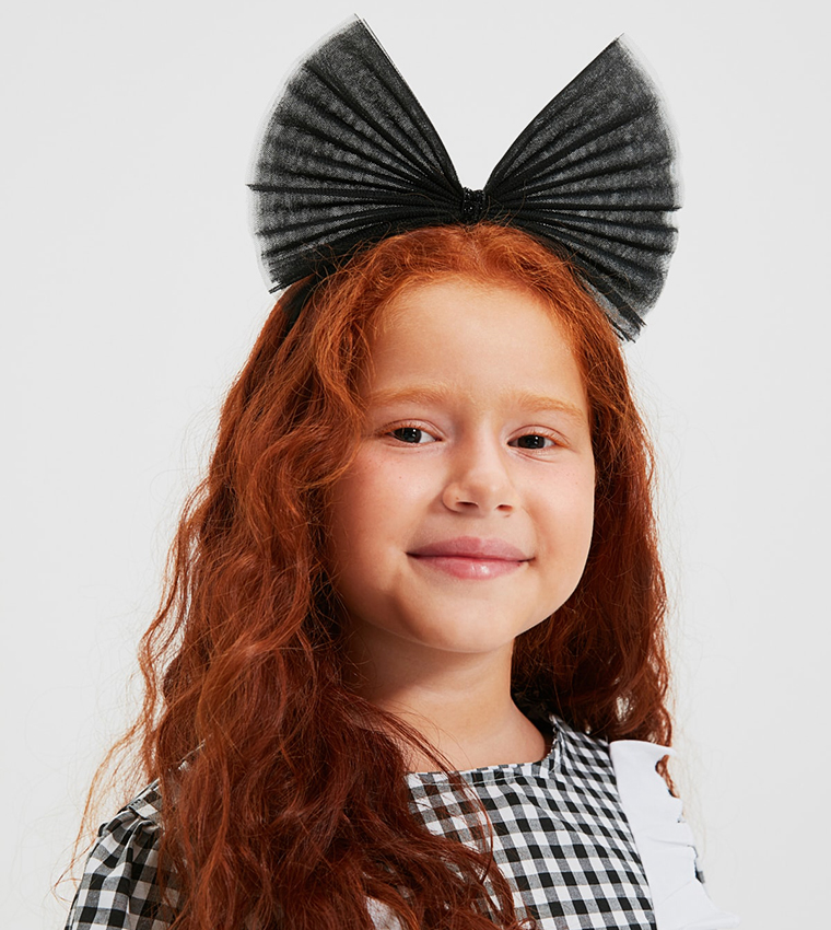 Buy Trendyol Jumbo Bow Hair Band In Black 6thStreet Bahrain
