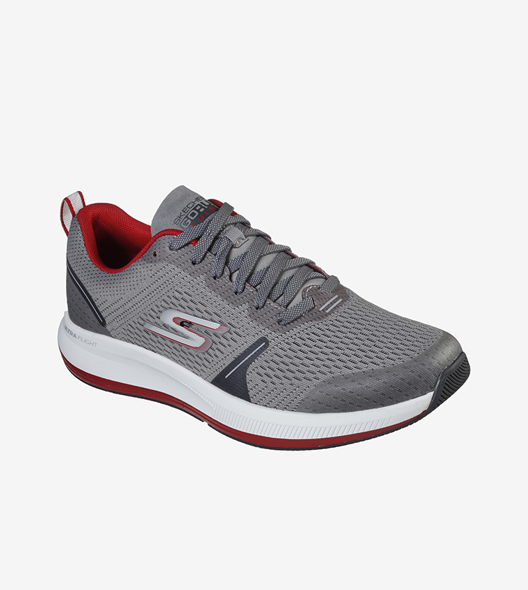 Buy Skechers Go Run Pulse Performance Grey Red In Multiple Colors