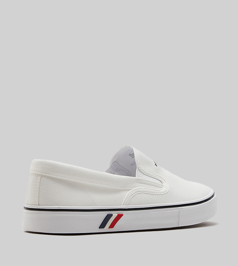 Logo Detail Slip-On Casual Shoes