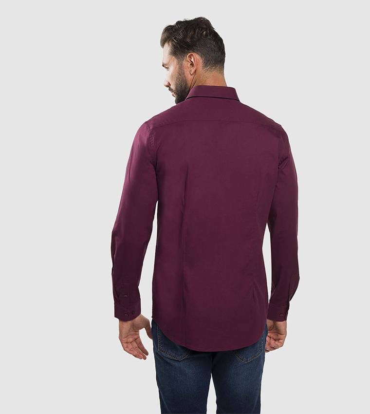 maroon color shirt for men