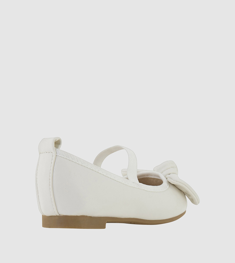 Baby girl top white ballet shoes