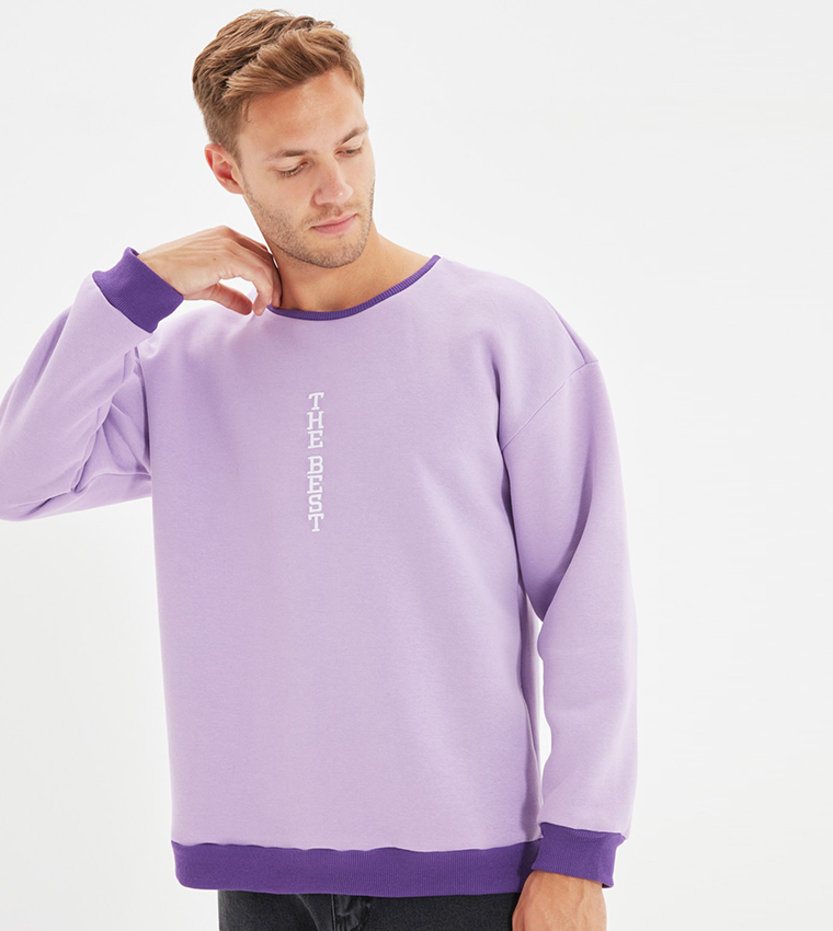 Sweatshirt violet sales