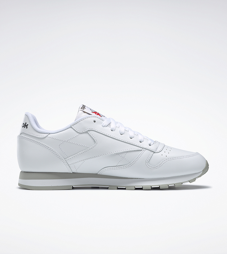 Buy Reebok CL LTHR Snekers For Men White In White 6thStreet Oman