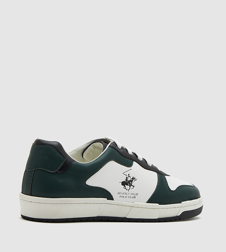 Color Block Lace-Up Sneakers