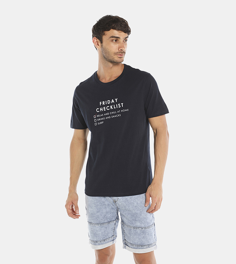 Printed Regular Fit T-Shirt