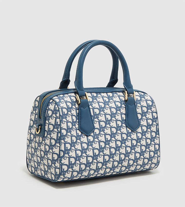 Patterned Satchel Bag