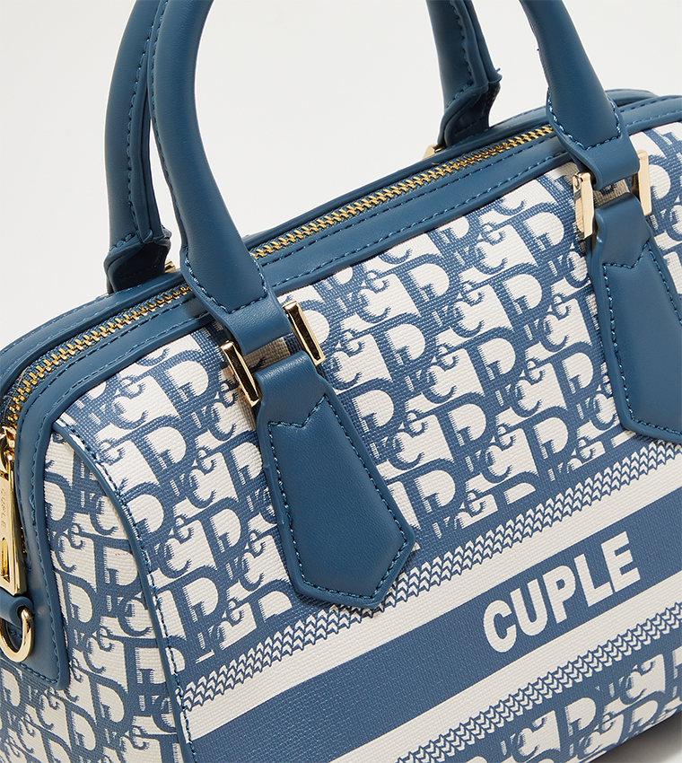 Navy satchel bag sales