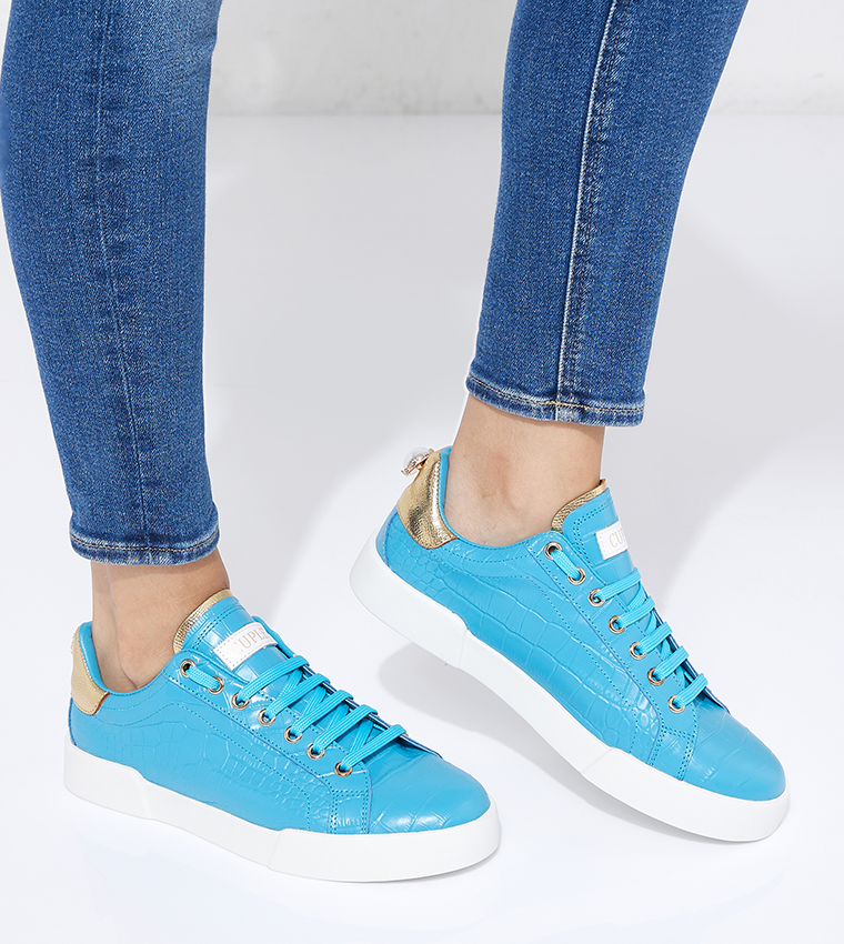 Blue sales casual shoes