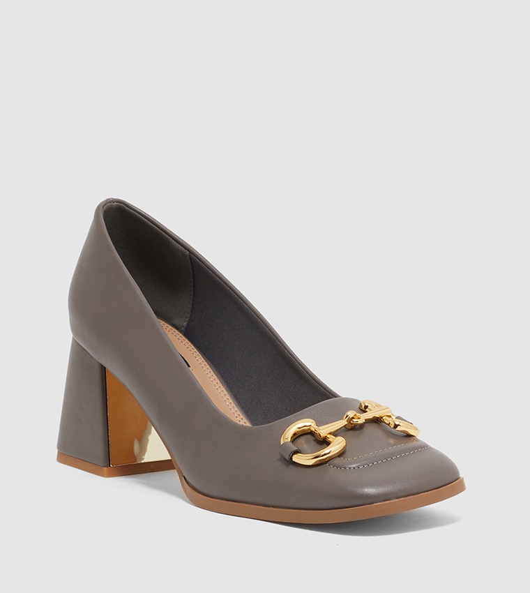 Grey heels shop