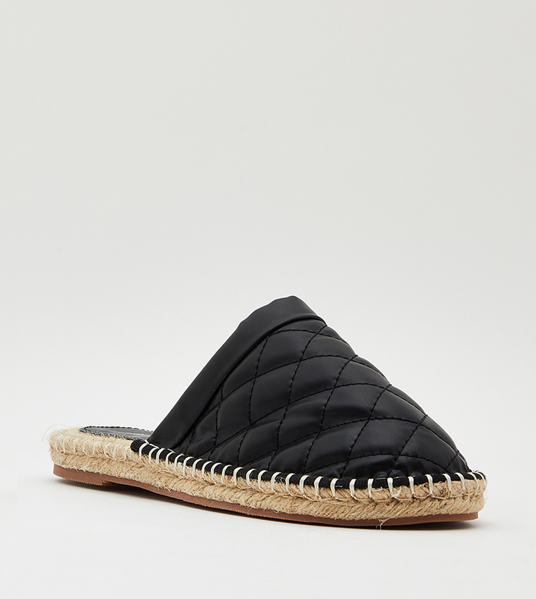 Slip on espadrilles mules store