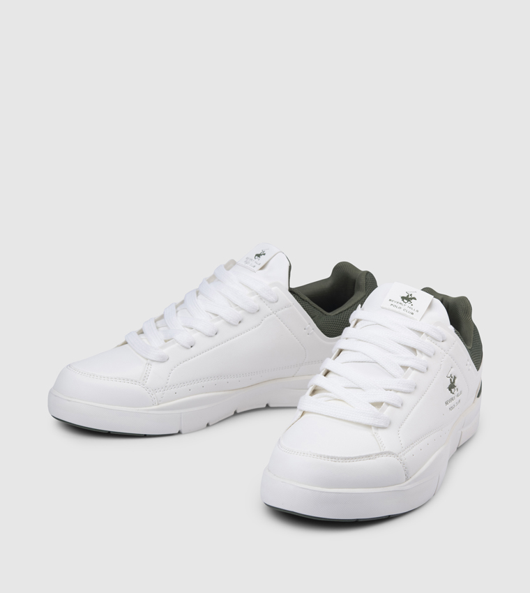 Logo Detail Lace-Up Sneakers