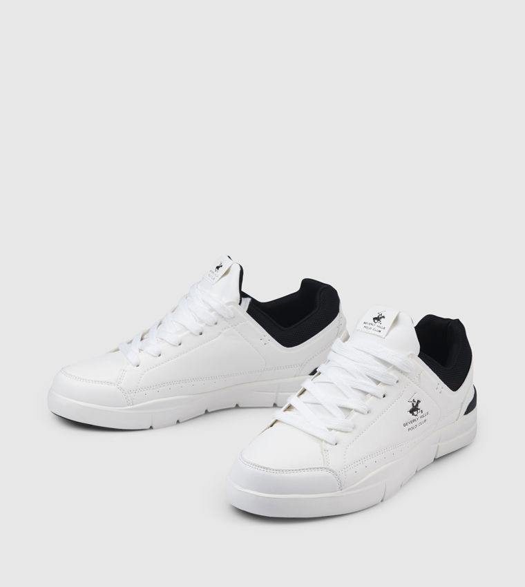Logo Detail Lace-Up Sneakers