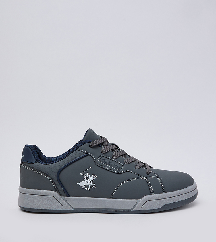 Logo Printed Lace-Up Sneakers