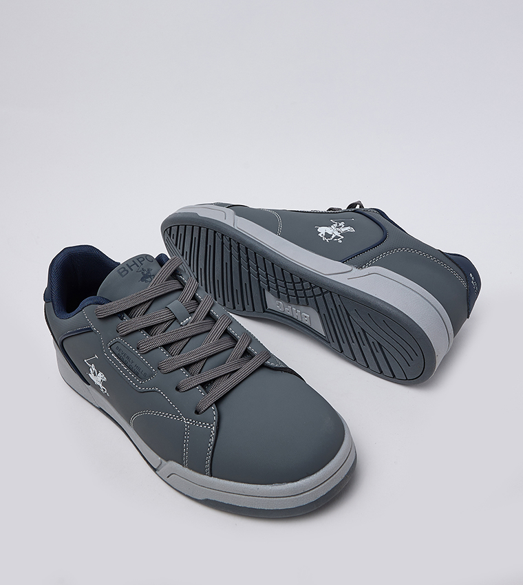 Logo Printed Lace-Up Sneakers