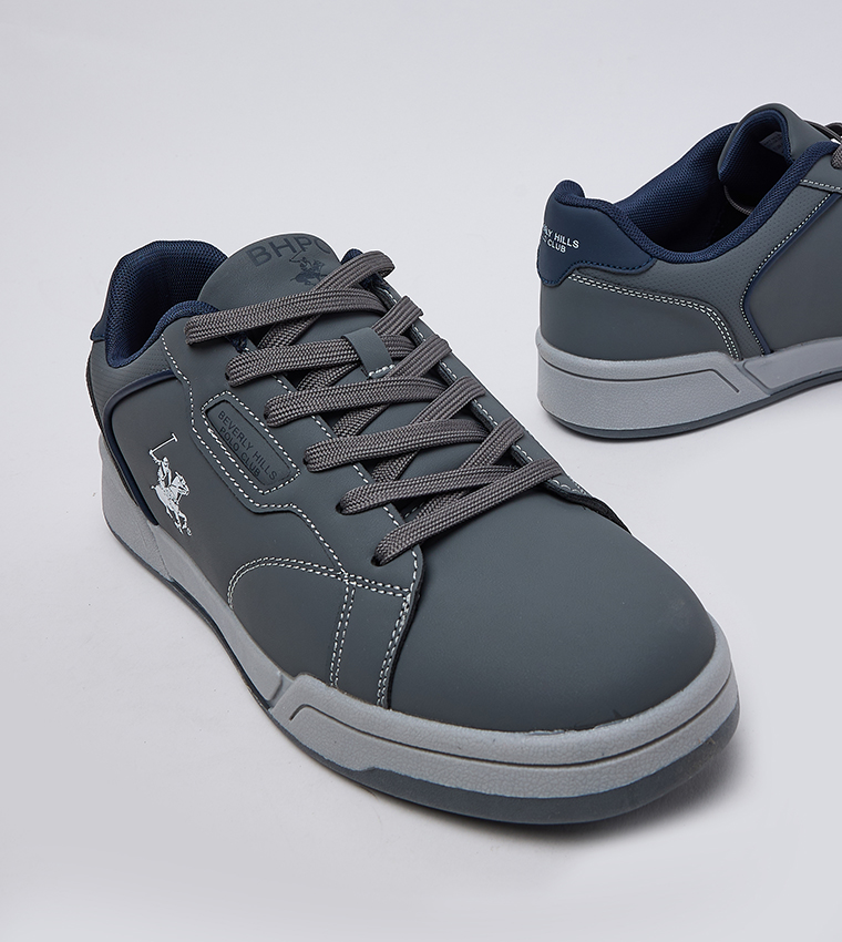 Logo Printed Lace-Up Sneakers