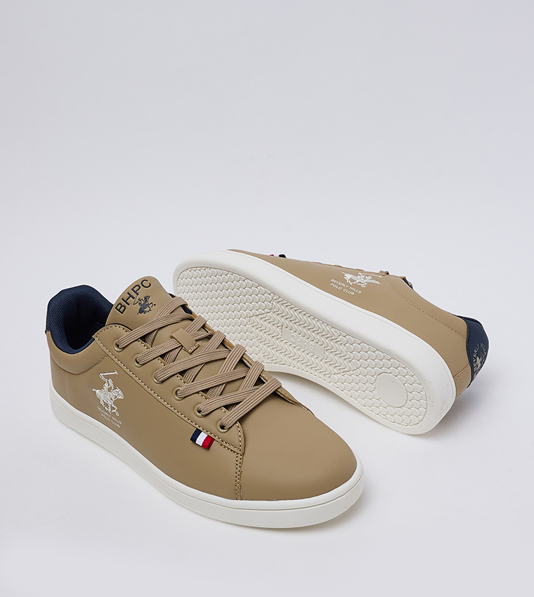 Logo Printed Lace-Up Sneakers