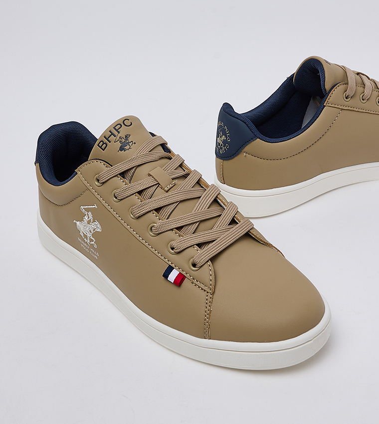 Logo Printed Lace-Up Sneakers