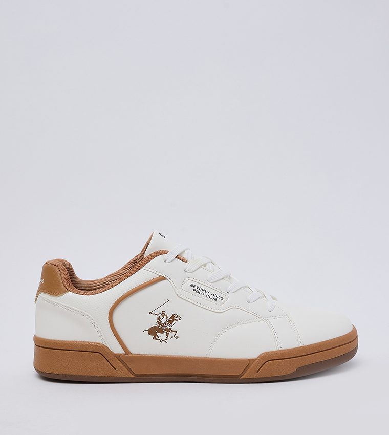 Logo Printed Lace-Up Sneakers