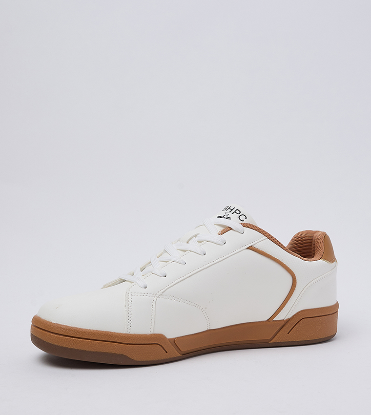 Logo Printed Lace-Up Sneakers