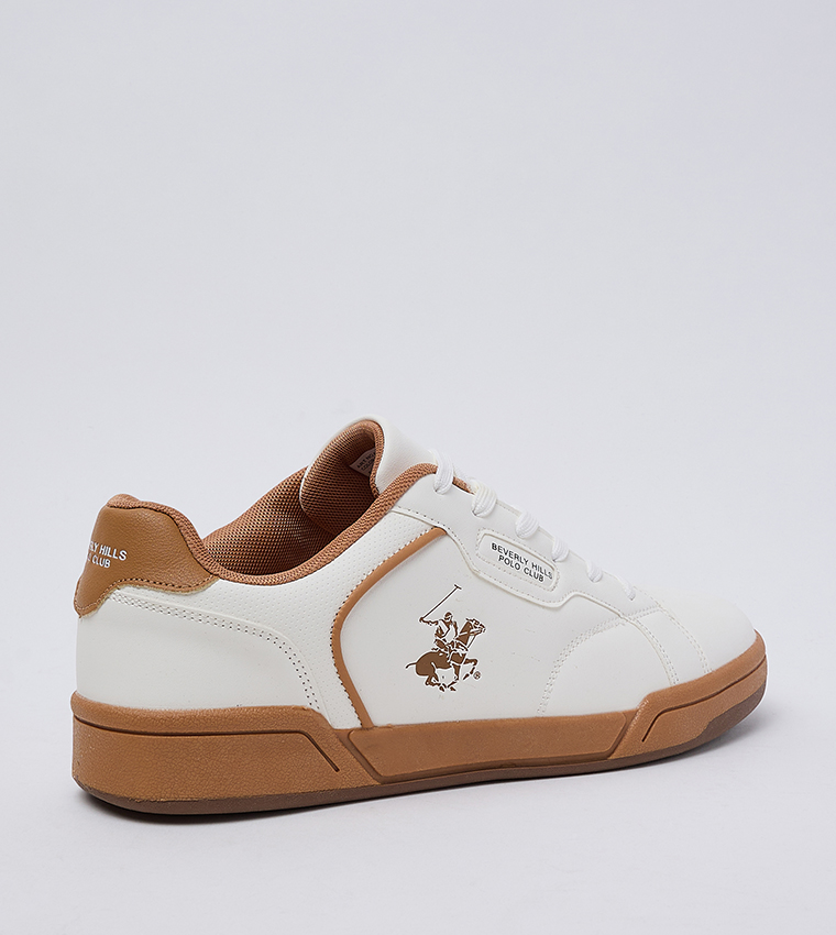Logo Printed Lace-Up Sneakers