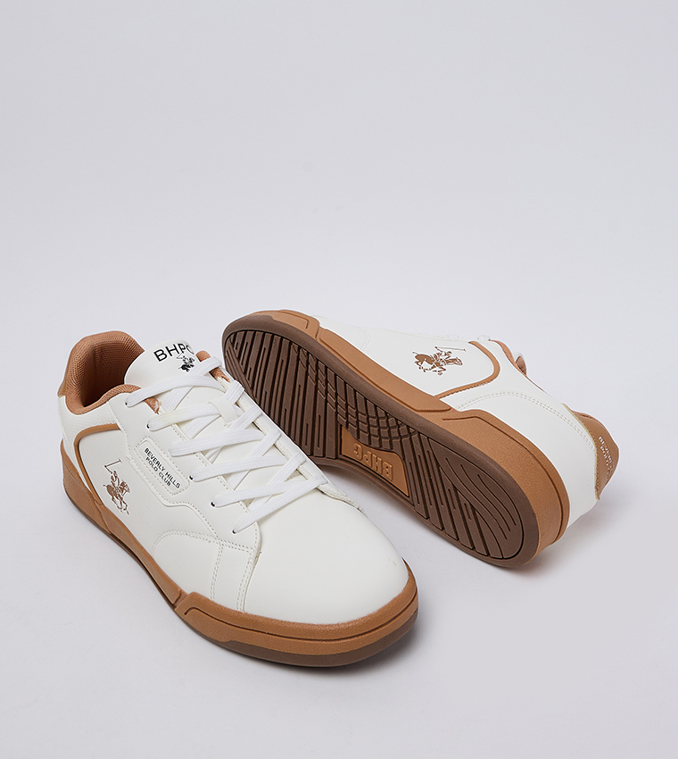 Logo Printed Lace-Up Sneakers