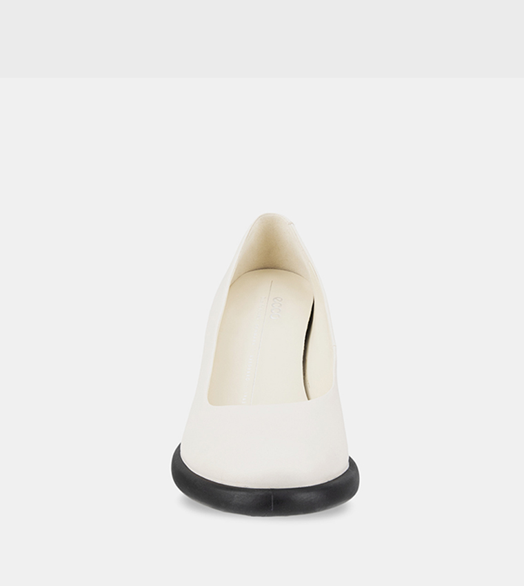 Buy ECCO SCULPTED LX 55 Block Heel Pumps In Off White 6thStreet UAE