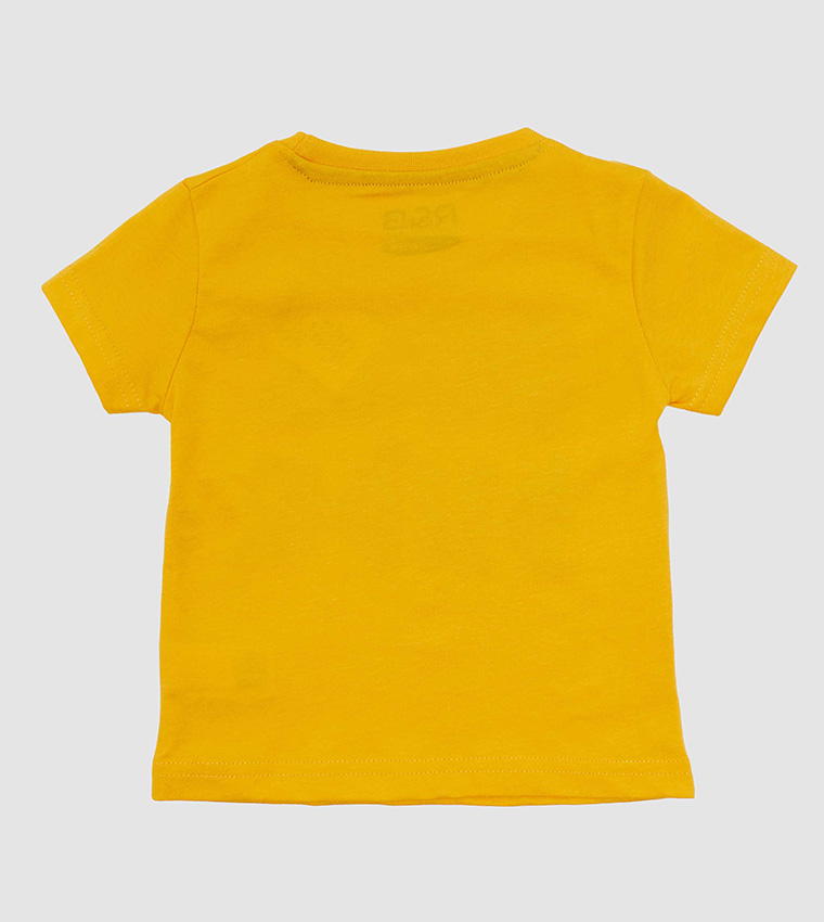 Yellow plain sale t shirt