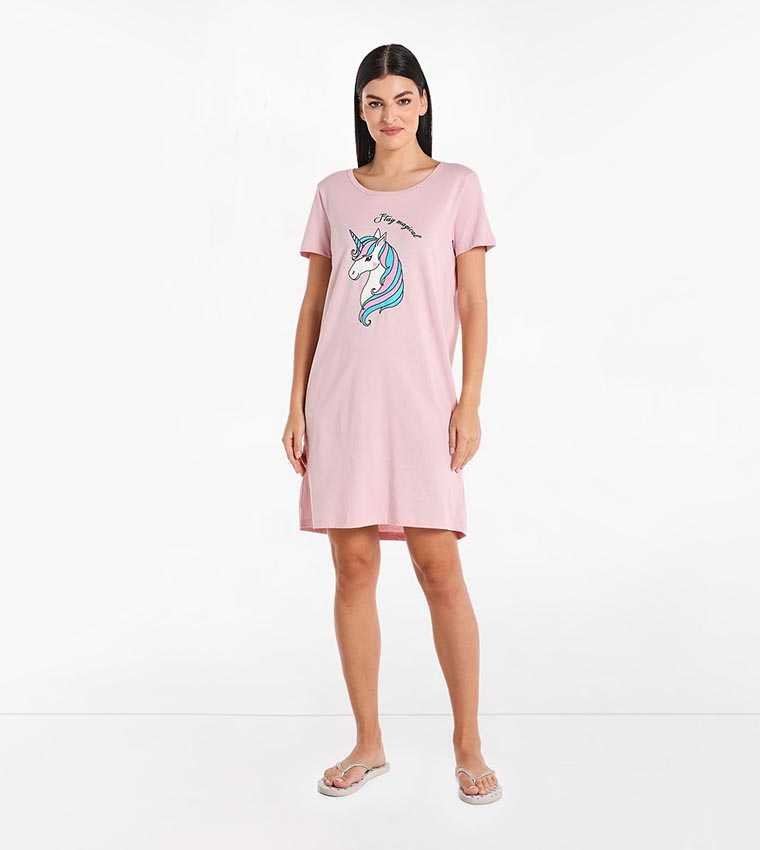 Pale pink t shirt cheap dress