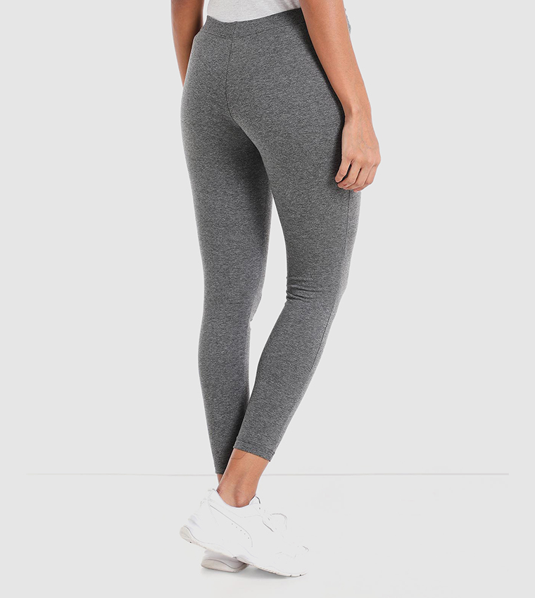 Super Soft Leggings with Ribbed Accents