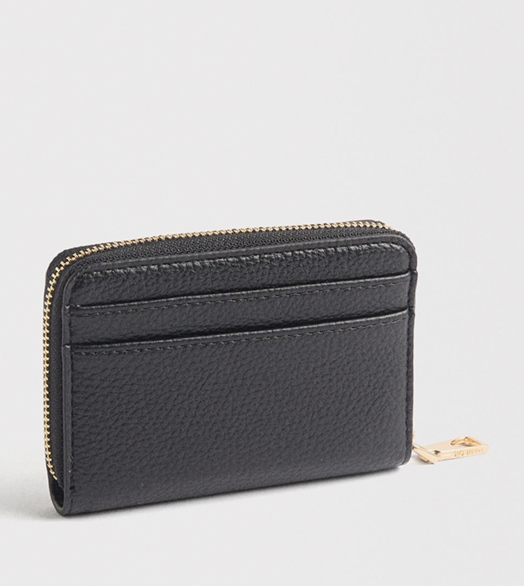 Textured Zip-Around Wallet