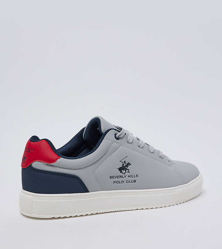 Logo Printed Lace-Up Sneakers