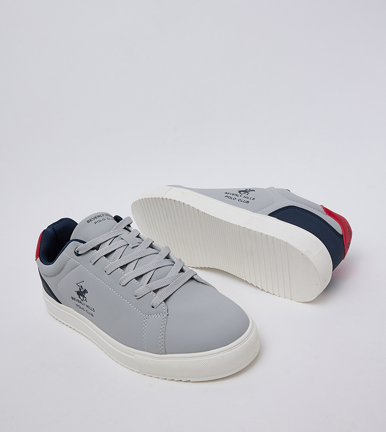Logo Printed Lace-Up Sneakers