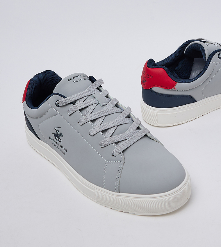 Logo Printed Lace-Up Sneakers